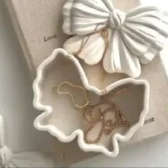 Bow jewellery tray